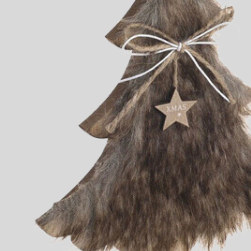 Scandinavian Brown Fur Tree