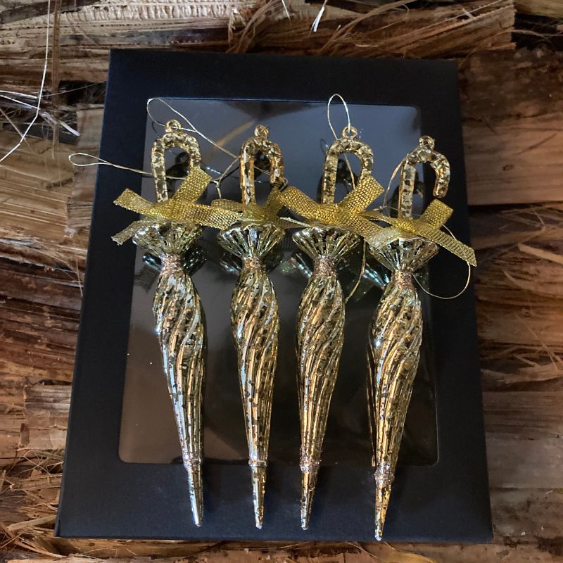 Antique Gold Umbrella Decorations