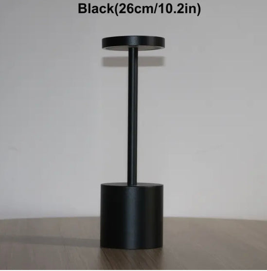 Black Cordless Table Lamp (Medium)