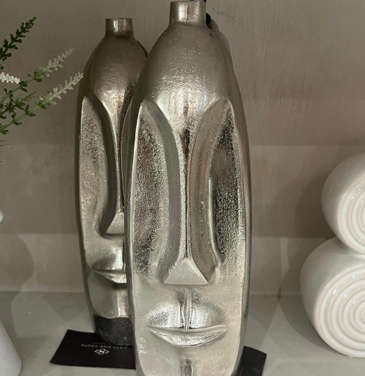 Fifty Five South Viso Silver Tall Vase