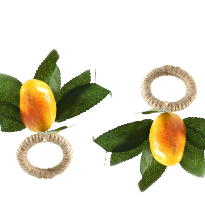 Kumquat-Serviettenringe (2er-Set)