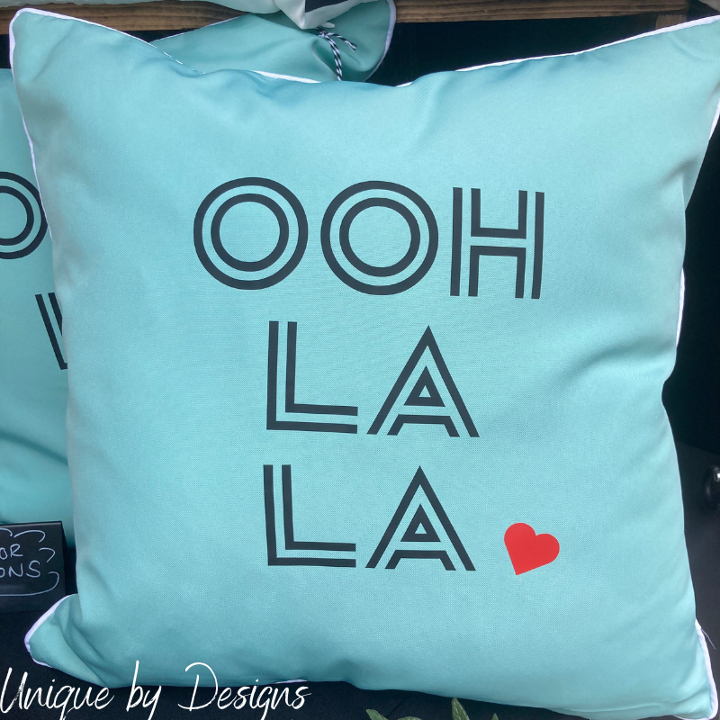 OOH LA LA Large Outdoor Cushion (50x50)