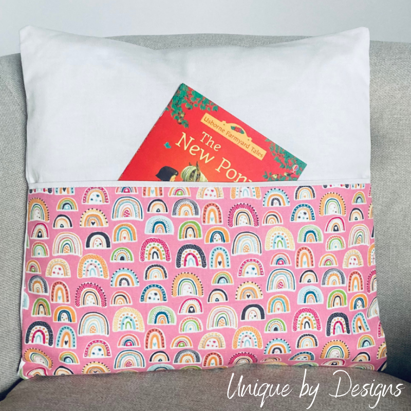 'Rainbow' Book Pillow (40x40) (ONLY 1 LEFT!!)