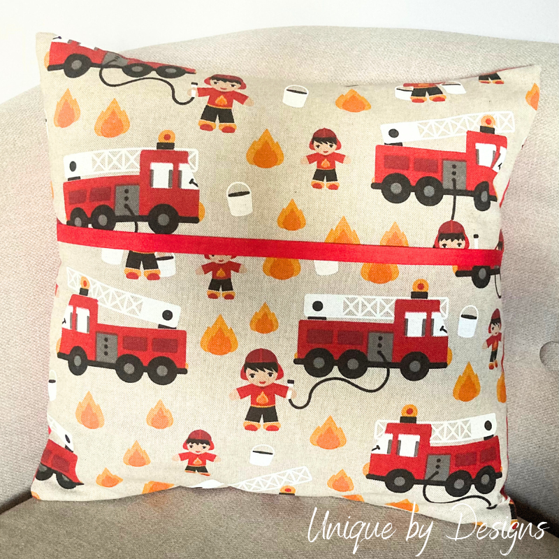 Fire Engine Book Pillow (40x40) (ONLY 3 AVAILABLE!!)