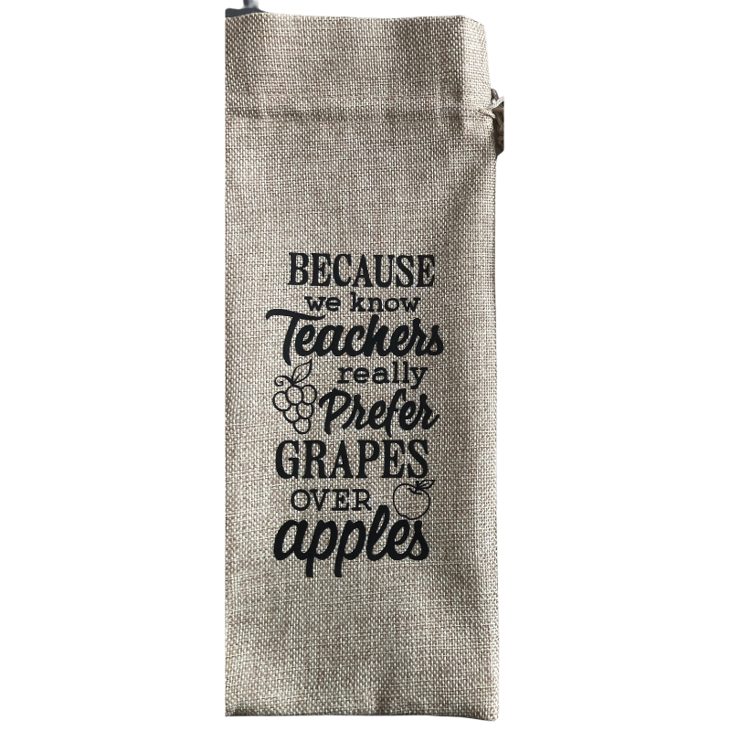 Teacher Bottle Gift Bag