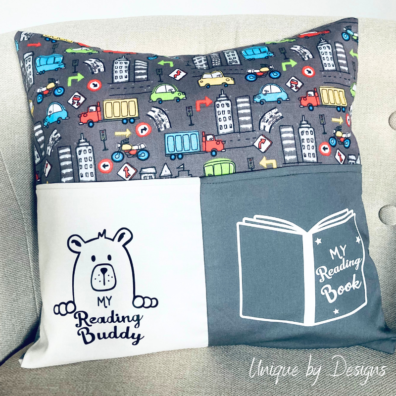 My Reading Buddy 'City' Book Pillow (40x40)