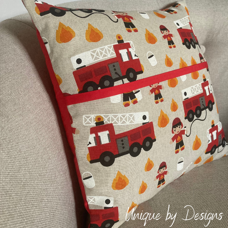 Fire Engine Book Pillow (40x40) (ONLY 3 AVAILABLE!!)