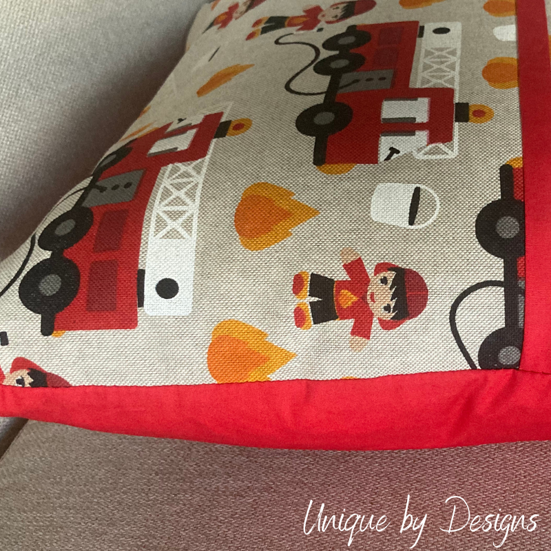 Fire Engine Book Pillow (40x40) (ONLY 3 AVAILABLE!!)