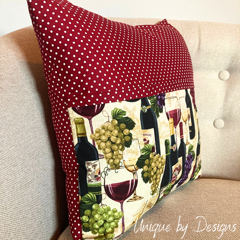 LIMITED EDITION Vino Book Cushion (40x40) (ONLY ONE LEFT!!)