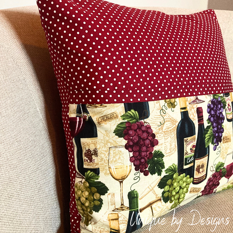 LIMITED EDITION Vino Book Cushion (40x40) (ONLY ONE LEFT!!)