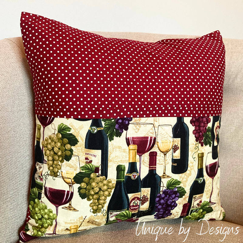 LIMITED EDITION Vino Book Cushion (40x40) (ONLY ONE LEFT!!)