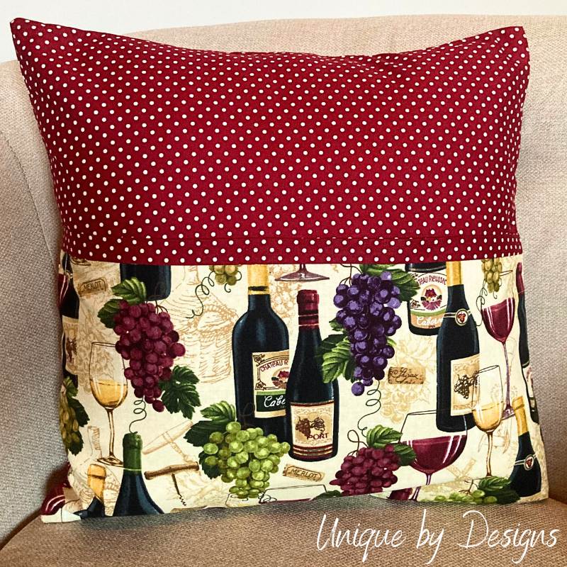 LIMITED EDITION Vino Book Cushion (40x40) (ONLY ONE LEFT!!)