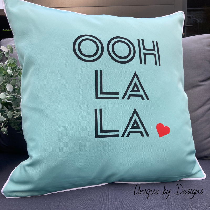 OOH LA LA Large Outdoor Cushion (50x50)