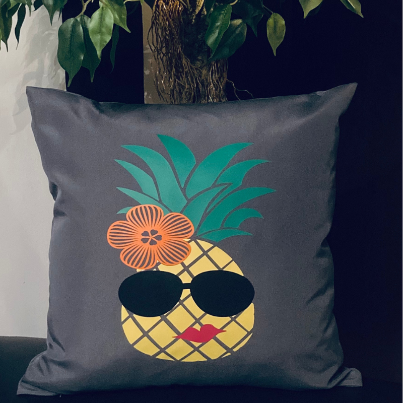 Funky Pineapple Outdoor Cushion (45x45)