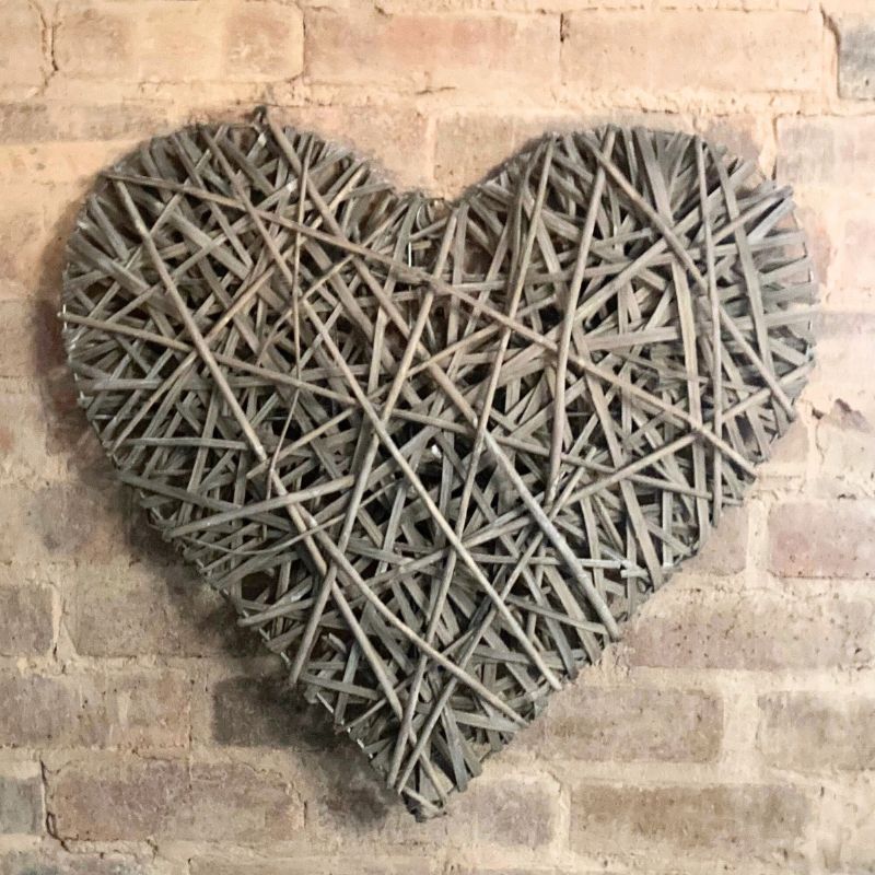 Large Wicker Heart (60cm)