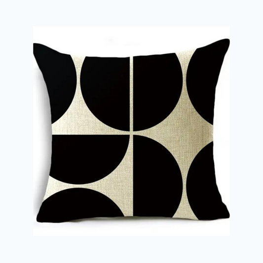 Geometric Linen Cushion (45x45)