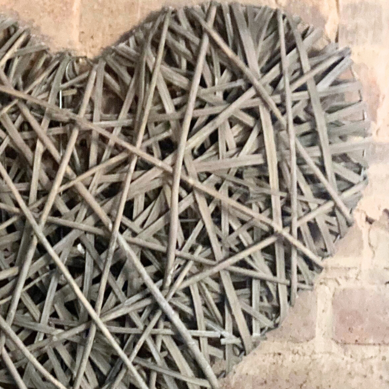 Large Wicker Heart (60cm)