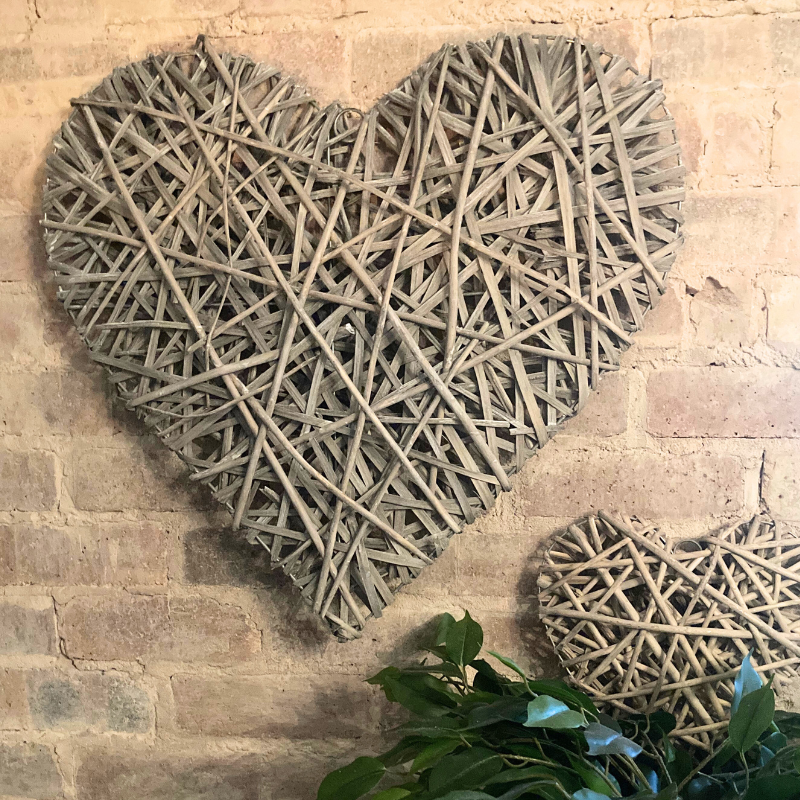 Large Wicker Heart (60cm)