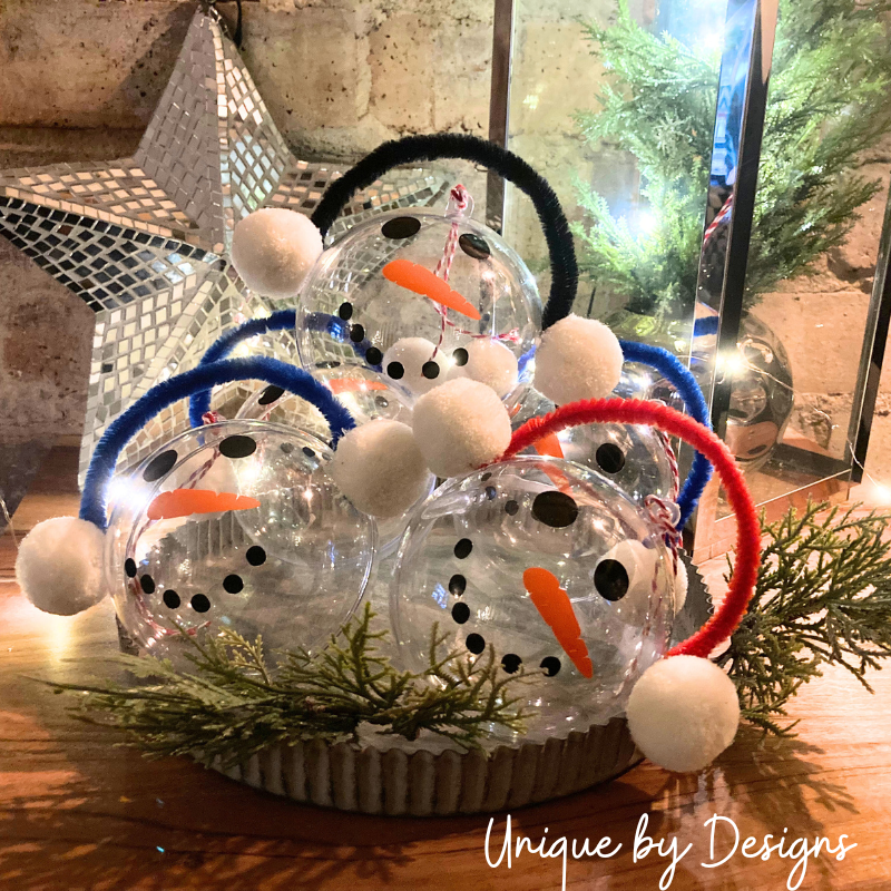 Large Fillable Snowman Ball