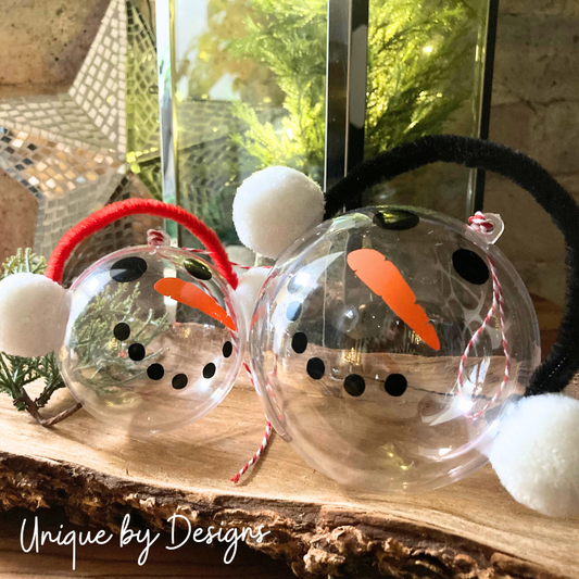 Large Fillable Snowman Ball