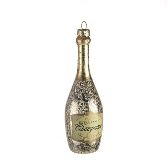 Gold Champagne Bottle Decoration