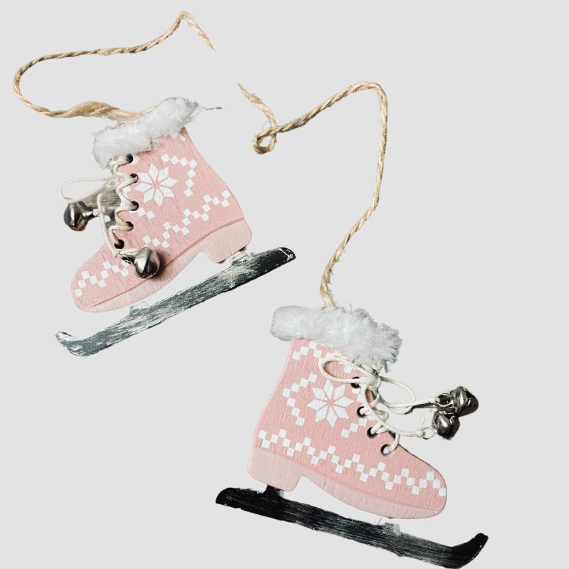 Hanging Snow Skates (Pink)