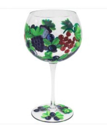 Lyndsey Johnstone Giant Dark Berries Gin Glass